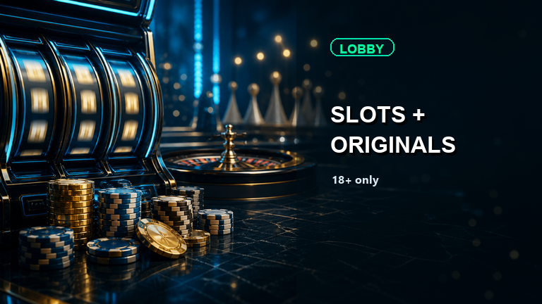 Stake slots Originals and live table game lobby