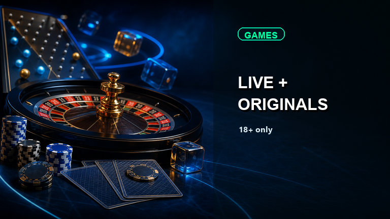 Stake Originals roulette blackjack poker and bingo games